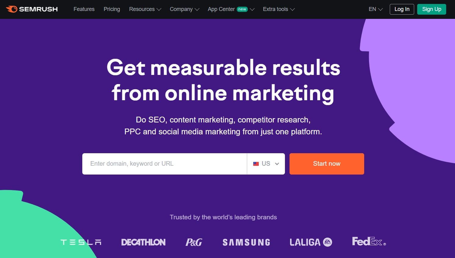 SEMRUSH Digital Marketing Tool